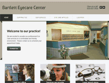 Tablet Screenshot of bartletteyecarecenter.com